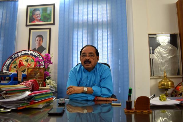 “We will win 70 of the 126 seats this time,” claimed Assam Congress chief Anjan Datta, despite his party having been troubled by infighting and defections. Datta thinks the AIUDF will be in the second spot. (HT Photo) “We will win 70 of the 126 seats this time,” claimed Assam Congress chief Anjan Datta, despite his party having been troubled by infighting and defections. Datta thinks the AIUDF will be in the second spot. (HT Photo)