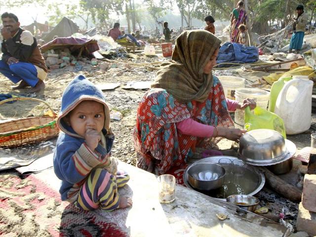 India continued to rank low in the Human Development Index (HDI), but climbed five notches to the 130th rank. (Arvind Yadav/Hindustan Times) India continued to rank low in the Human Development Index (HDI), but climbed five notches to the 130th rank. (Arvind Yadav/Hindustan Times)