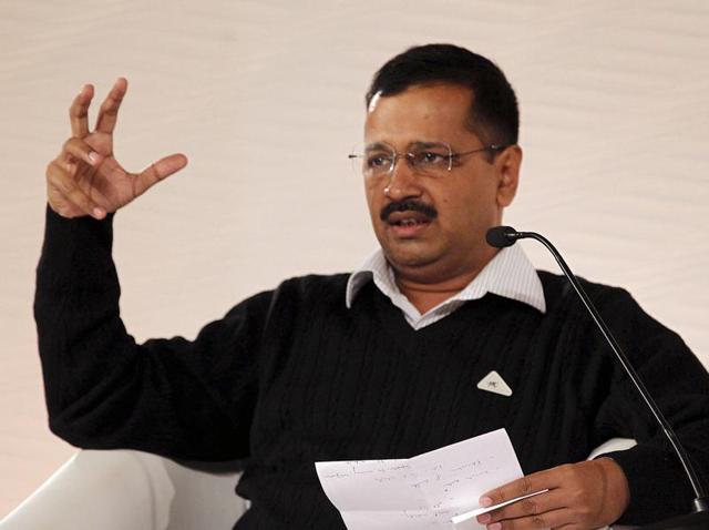 Delhi chief minister Arvind Kejriwal (right) during a discussion on the Jan Lokpal Bill, passed by the Delhi Vidhan Sabha, on December 4. (HT Photo) Delhi chief minister Arvind Kejriwal (right) during a discussion on the Jan Lokpal Bill, passed by the Delhi Vidhan Sabha, on December 4. (HT Photo)