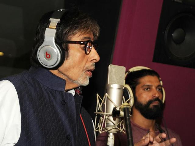 Big B said he came to record the song for film Wazir after just one phone call from film’s director, Vidhu Vinod Chopra. He recorded the song for Wazir. (AFP)
