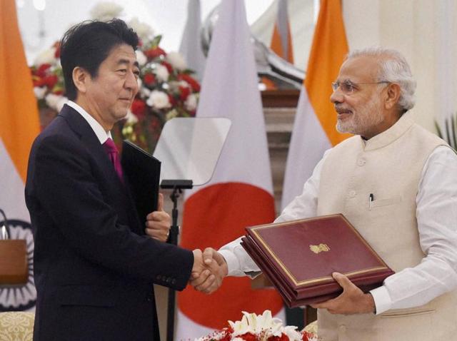 India-Japan relations are moving from purely commercial to genuinely strategic grounds.(PTI Photo)