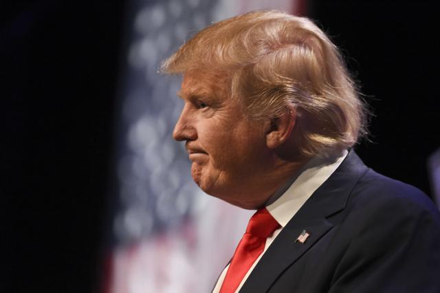 Republican presidential hopeful Donald Trump speaks at a rally at the Westgate Hotel and Resort in Las Vegas, Nevada . (AFP) Republican presidential hopeful Donald Trump speaks at a rally at the Westgate Hotel and Resort in Las Vegas, Nevada . (AFP)