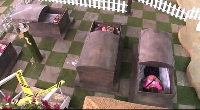 Contestants sleeping inside ‘coffins’. (ColorsTV)