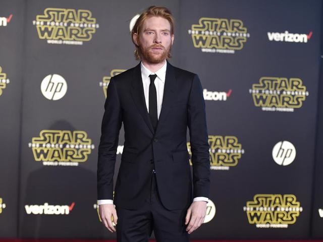 Domhnall Gleeson arrives at the world premiere of Star Wars: The Force Awakens at the TCL Chinese Theatre on Monday. (AP) Domhnall Gleeson arrives at the world premiere of Star Wars: The Force Awakens at the TCL Chinese Theatre on Monday. (AP)