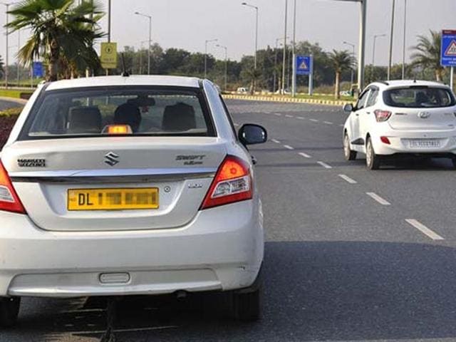The Delhi high court on Tuesday mooted an idea that Delhi-NCR may be treated as one state with respect to CNG cabs so that law or guidelines on vehicular emissions could be enforced uniformly. (HT File Photo) The Delhi high court on Tuesday mooted an idea that Delhi-NCR may be treated as one state with respect to CNG cabs so that law or guidelines on vehicular emissions could be enforced uniformly. (HT File Photo)