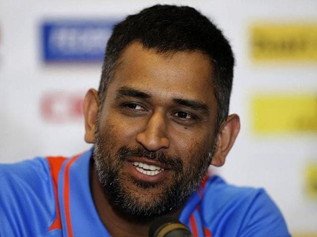 A file photo of India's captain Mahendra Singh Dhoni at The Wankhede Stadium in Mumbai on October 24, 2015. (AFP Photo) A file photo of India's captain Mahendra Singh Dhoni at The Wankhede Stadium in Mumbai on October 24, 2015. (AFP Photo)