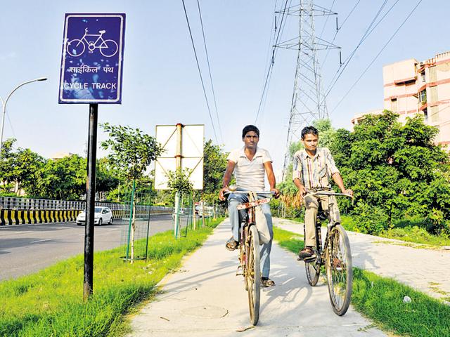 Factory owners have urged authorities to make existing cycle tracks free of encroachments. (Representative Photo) Factory owners have urged authorities to make existing cycle tracks free of encroachments. (Representative Photo)