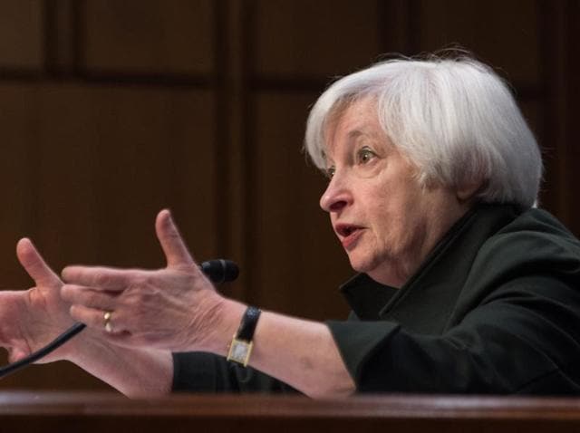 The US Federal Reserve is widely expected to finally push interest rates up after seven years at the zero level. The break, well-flagged by Fed officials including chair Janet Yellen (in picture), would signify leaving behind the extraordinary crisis stance in monetary policy that aimed to restore the US economy's strength after the financial crisis and deep recession of 2008-2009. (AFP File Photo) The US Federal Reserve is widely expected to finally push interest rates up after seven years at the zero level. The break, well-flagged by Fed officials including chair Janet Yellen (in picture), would signify leaving behind the extraordinary crisis stance in monetary policy that aimed to restore the US economy's strength after the financial crisis and deep recession of 2008-2009. (AFP File Photo)