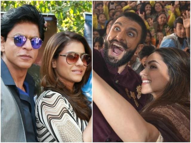 Shah Rukh Khan and Kajol’s Dilwale is clashing with Deepika and Ranveer’s Bajirao Mastani on Friday. Who will emerge victorious? (Agencies) Shah Rukh Khan and Kajol’s Dilwale is clashing with Deepika and Ranveer’s Bajirao Mastani on Friday. Who will emerge victorious? (Agencies)
