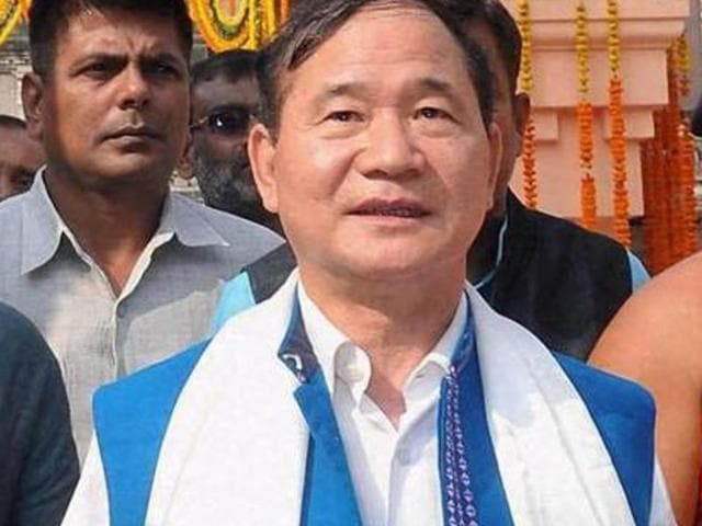 Supporters of Arunachal Pradesh chief minister Nabam Tuki block the highway at Papu Nallah in Naharlagun, Itanagar. (PTI) Supporters of Arunachal Pradesh chief minister Nabam Tuki block the highway at Papu Nallah in Naharlagun, Itanagar. (PTI)
