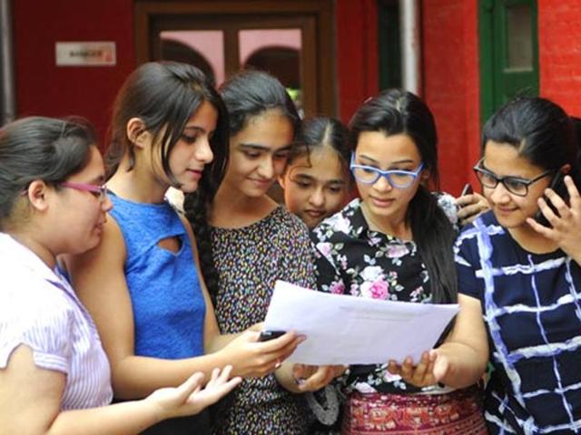 Girls have outshined boys in the first semester examinations of the secondary and senior secondary exams of the Board of School Education, Haryana. (Sushil Kumar/ HT file photo) Girls have outshined boys in the first semester examinations of the secondary and senior secondary exams of the Board of School Education, Haryana. (Sushil Kumar/ HT file photo)