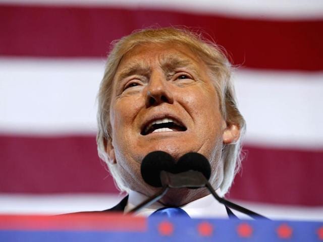 Republican presidential candidate Donald Trump speaks at a campaign rally. (AP Photo) Republican presidential candidate Donald Trump speaks at a campaign rally. (AP Photo)