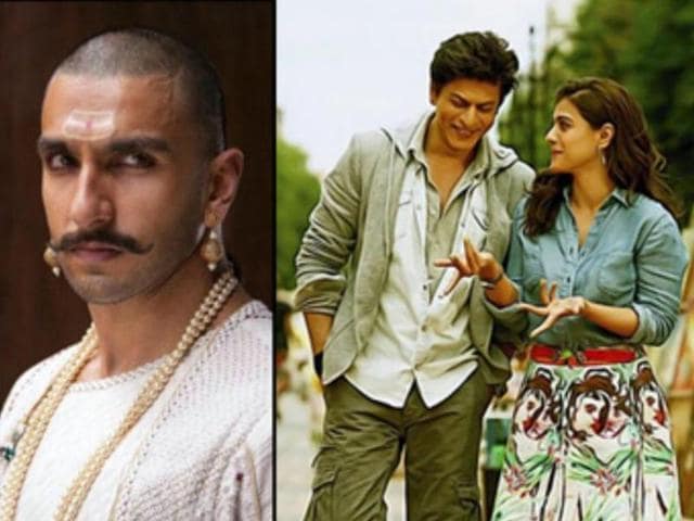 Both Dilwale and Bajirao Mastani are facing hurdles as their shows were cancelled on Friday after protests in Jabalpur and Pune.(YOUTBE GRAB)
