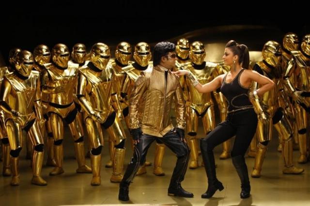 The film starred Rajinikanth and Aishwarya Rai Bachchan as the lead pair. (EnthiranTheRobot/Facebook) The film starred Rajinikanth and Aishwarya Rai Bachchan as the lead pair. (EnthiranTheRobot/Facebook)