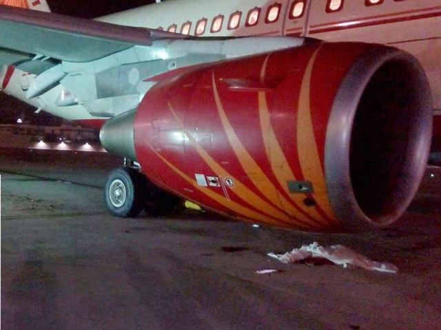 The Air India A-319 aircraft the running engine of which sucked in Ravi Subramanian (inset) at the Mumbai airport on Wednesday evening has opened fresh debate on safety of the ground staff. While the common perception is that airplanes are more vulnerable while airborne, many aviation experts say that chances of something going wrong are higher when the airplane is still on the ground. (PTI) The Air India A-319 aircraft the running engine of which sucked in Ravi Subramanian (inset) at the Mumbai airport on Wednesday evening has opened fresh debate on safety of the ground staff. While the common perception is that airplanes are more vulnerable while airborne, many aviation experts say that chances of something going wrong are higher when the airplane is still on the ground. (PTI)