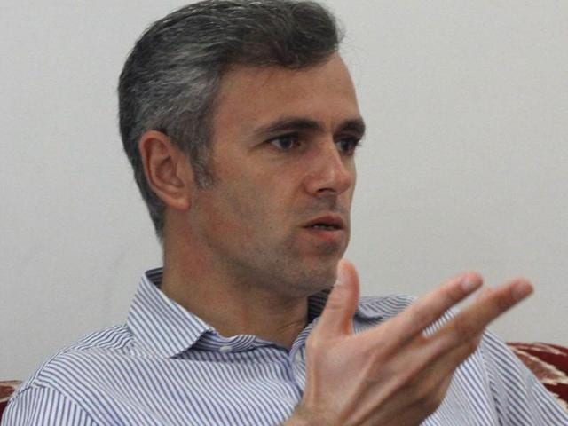 Former J&K chief minister Omar Abdullah. (HT File Photo) Former J&K chief minister Omar Abdullah. (HT File Photo)