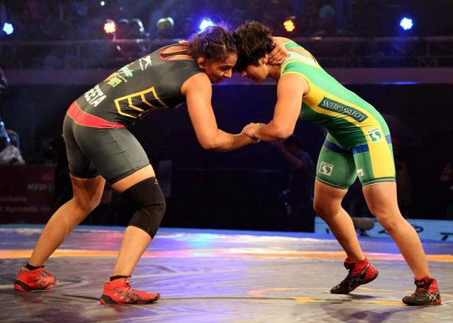 A file photo of Mausam Khatri of Punjab Royals in action against Uttar Pradesh Warriors' Satyavart Kadian during the Pro Wrestling League. (PTI Photo) A file photo of Mausam Khatri of Punjab Royals in action against Uttar Pradesh Warriors' Satyavart Kadian during the Pro Wrestling League. (PTI Photo)
