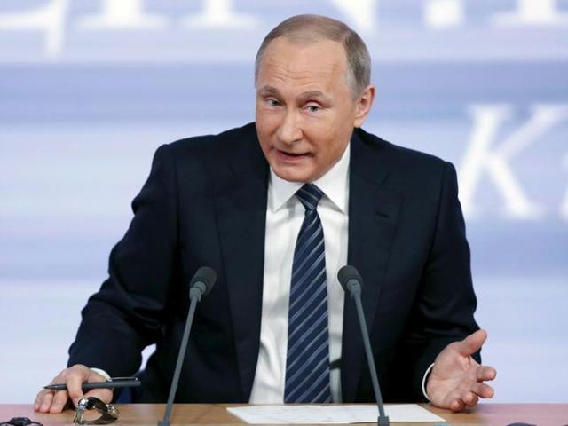 Putin, speaking on Thursday at his year-end news conference, told reporters he welcomed Trump’s desire for better relations with Russia(REUTERS)