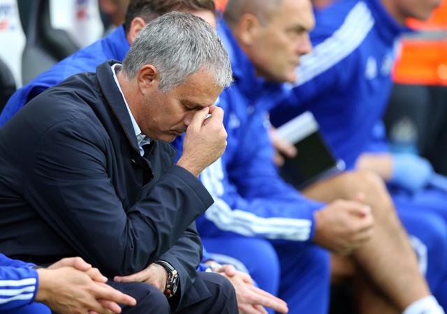 Jose Mourinho reacts during the English Premier League football match between Newcastle United and Chelsea at St James' Park. (AFP File Photo)