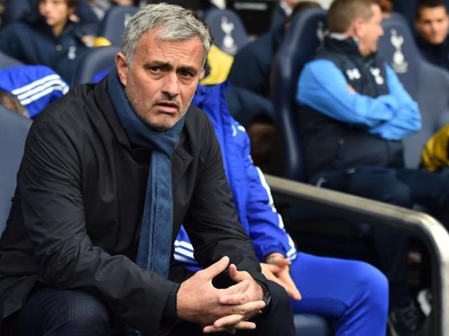 A November 29, 2015 photo of Jose Mourinho during the EPL match between Tottenham Hotspur and Chelsea at White Hart Lane in north London. (AFP Photo) A November 29, 2015 photo of Jose Mourinho during the EPL match between Tottenham Hotspur and Chelsea at White Hart Lane in north London. (AFP Photo)