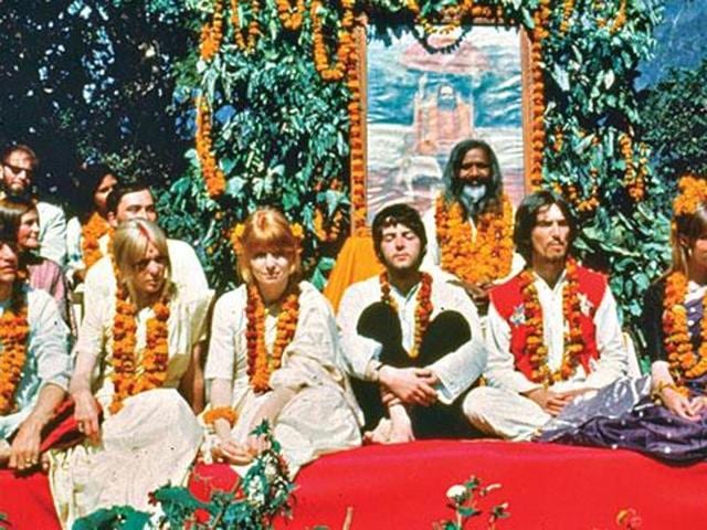 The Beatles came together at the Rishikesh ashram in the spring of 68. (Getty Images)