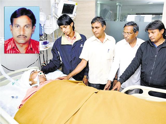 The heart was transported from Surat to Mumbai in 92 minutes, after the donor, Jagdish Devji Patel (inset) was declared brain dead.(Donate Life)