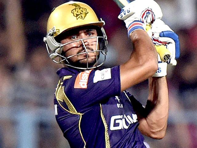 Kolkata Knight Riders batsman Manish Pandey plays a shot during his team's IPL 2015 match against Mumbai Indians at Eden Gardens in Kolkata. (PTI Photo) Kolkata Knight Riders batsman Manish Pandey plays a shot during his team's IPL 2015 match against Mumbai Indians at Eden Gardens in Kolkata. (PTI Photo)