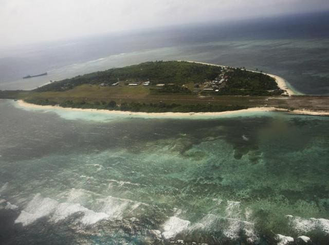 An aerial view shows the Pagasa (Hope) Island, which belongs to the disputed Spratly group of islands, in the South China Sea located off the coast of western Philippines. (REUTERS) An aerial view shows the Pagasa (Hope) Island, which belongs to the disputed Spratly group of islands, in the South China Sea located off the coast of western Philippines. (REUTERS)