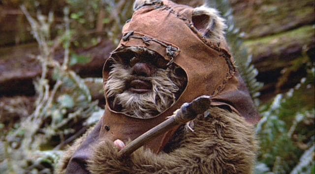Ewoks were cute, from afar. (Lucasfilm) Ewoks were cute, from afar. (Lucasfilm)