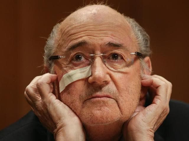 Fifa’s ethics court suspended Sepp Blatter and Michel Platini from all football-related activities for eight years, on December 21.(Reuters Photo)