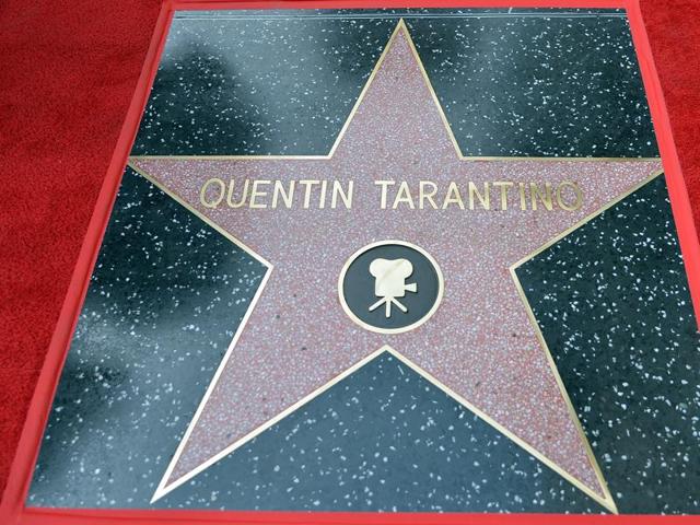 Director Quentin Tarantino’s star on the Hollywood Walk of Fame, in Hollywood, California. (AFP) Director Quentin Tarantino’s star on the Hollywood Walk of Fame, in Hollywood, California. (AFP)