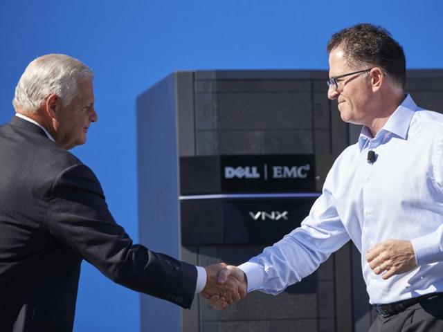 Companies have reached agreements worth more than $4.7 trillion in 2015, crossing the record figure of 2007. In one of the agreements, Computer-maker Dell Inc struck a deal to buy data storage company EMC Corp for $67 billion, setting a record in the technology industry. (Dell.com) Companies have reached agreements worth more than $4.7 trillion in 2015, crossing the record figure of 2007. In one of the agreements, Computer-maker Dell Inc struck a deal to buy data storage company EMC Corp for $67 billion, setting a record in the technology industry. (Dell.com)