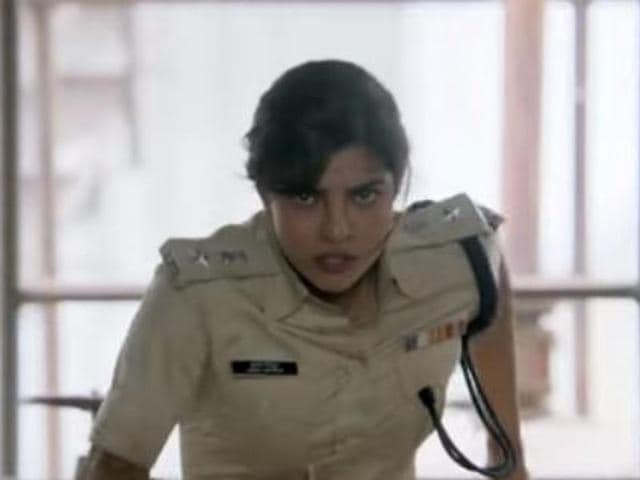 Priyanka Chopra as the cop in Jai Gangaajal.(YOUTUBE GRAB)
