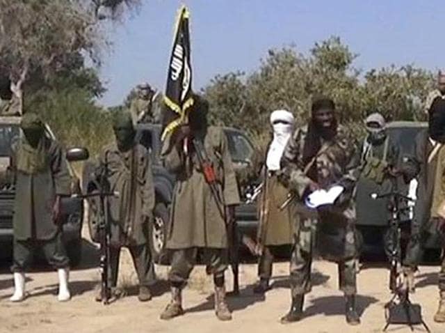 A file photo of Boko Haram militants. (AFP photo) A file photo of Boko Haram militants. (AFP photo)
