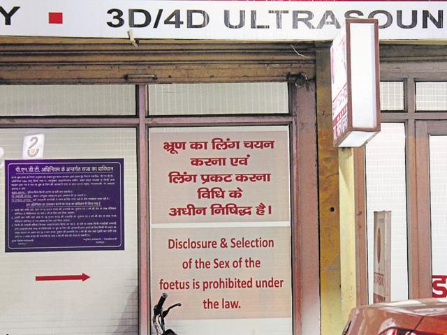 Inspections of ultrasound centres to check sex-determination tests have gone slow.(HT photo for representational purposes)