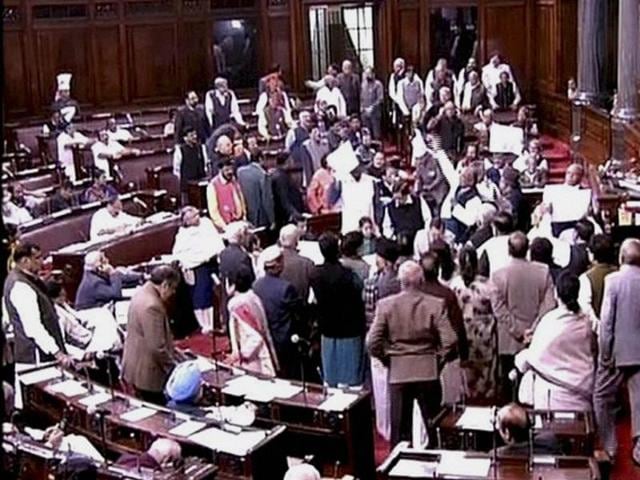 The bill has been languishing in the Upper House since the budget session.(PTI)