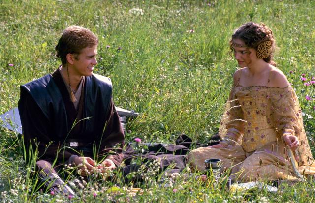 You’re making her uncomfortable Anakin. (Lucasfilm) You’re making her uncomfortable Anakin. (Lucasfilm)