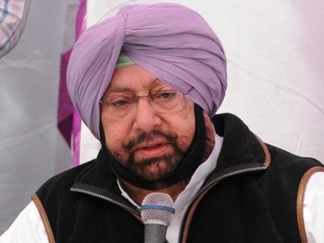 Amarinder’s statement reads, “The Punjab Congress chief condemns yet another extra tax imposed by the bankrupt Punjab government on the people.”(HT Photo) Amarinder’s statement reads, “The Punjab Congress chief condemns yet another extra tax imposed by the bankrupt Punjab government on the people.”(HT Photo)