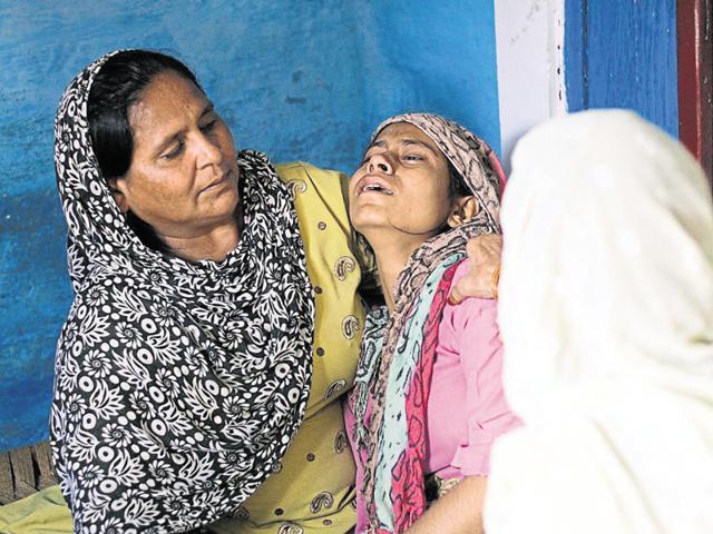 Mohammad Ikhlaq (55) was lynched and his son Danish was critically injured when a mob attacked their house on September 28 following rumours that they had slaughtered a cow. (HT File Photo) Mohammad Ikhlaq (55) was lynched and his son Danish was critically injured when a mob attacked their house on September 28 following rumours that they had slaughtered a cow. (HT File Photo)