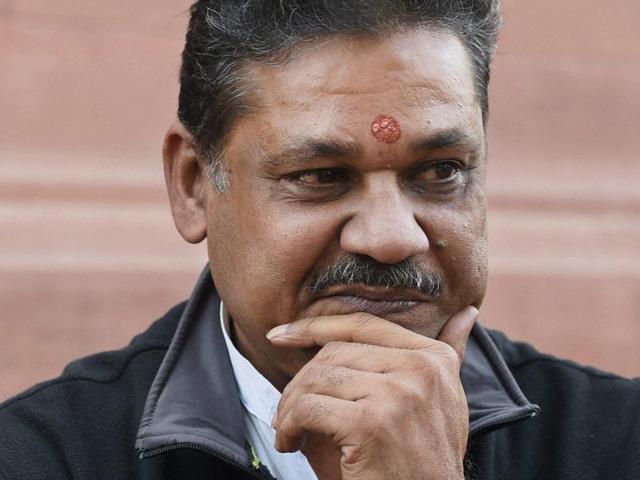 BJP member Kirti Azad. He was suspended by the party for raising the issue of ‘corruption’ in DDCA and targeting Union finance minister over the issue.(PTI)