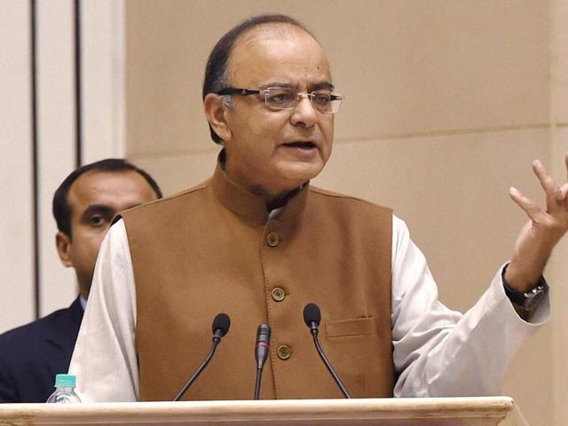 Jaitley also appeared to take a jibe at AAP and Delhi chief minister Arvind Kejriwal, saying that the political discourse in the country has become more vulgar, though he refrained from mentioning names. (PTI) Jaitley also appeared to take a jibe at AAP and Delhi chief minister Arvind Kejriwal, saying that the political discourse in the country has become more vulgar, though he refrained from mentioning names. (PTI)