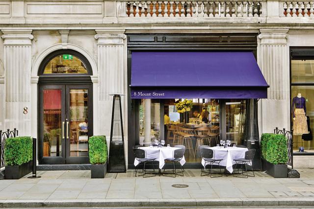 A second course: London’s famous chef Inaki Aizpitarte’s Le Chabanais reopened a few months ago as the more sophisticated 8 Mount Street.