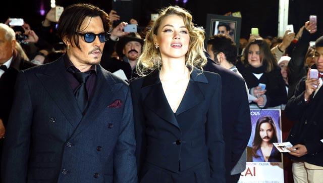 Johnny Depp and Amber Heard of the dog smuggling fame.