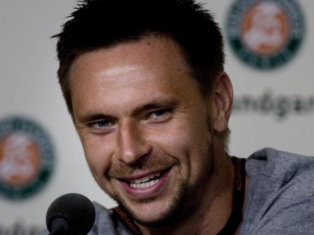 A file photo of Robin Soderling at a press conference. (Photo: robinsoderling.se) A file photo of Robin Soderling at a press conference. (Photo: robinsoderling.se)