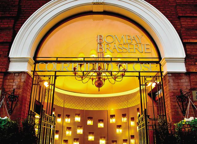 The Bombay Brasserie.