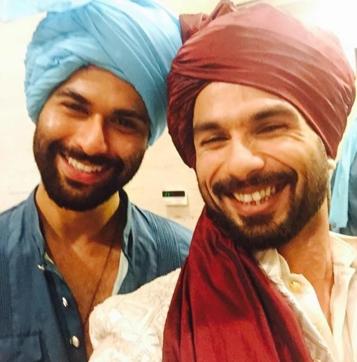 Shahid Kapoor with Kunal Rawal at a recent wedding (Image courtesy: instagram.com/kunalrawaldstress)