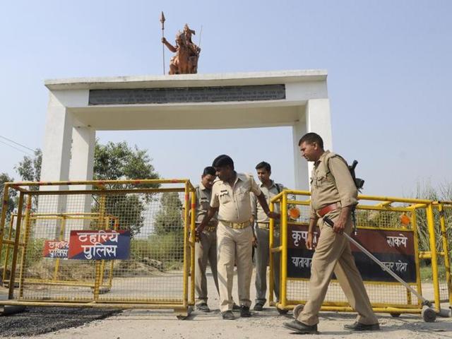 The men arrested on Wednesday were Punit Sisodia, and Bheem Singh. Both are in their early 20s and are small-time farmers.(Burhaan Kinu /HT File Photo)