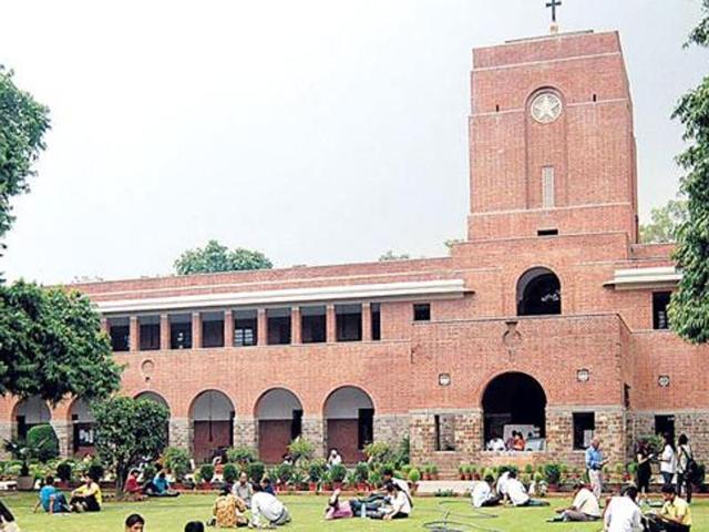 A file photo of Delhi's premier St Stephen's college.(Rishi Ballabh/HT photo)