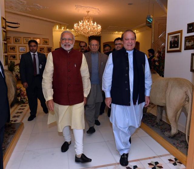Sources revealed Modi could participate in events linked to the marriage of Sharif’s granddaughter Meherun Nisa. The celebrations began on Tuesday. (Twitter/@MEAIndia)