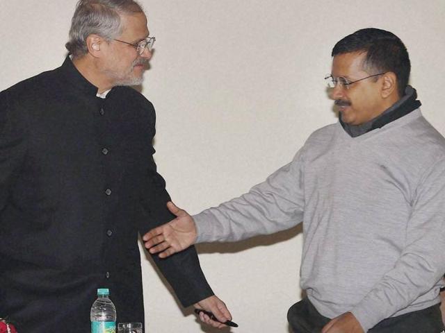 Delhi CM Arvind Kejriwal has claims Jung’s action as unjustified interference and that the inquiry is perfectly legal. He also accused FM Arun Jaitley of misusing the LG office. (PTI File) Delhi CM Arvind Kejriwal has claims Jung’s action as unjustified interference and that the inquiry is perfectly legal. He also accused FM Arun Jaitley of misusing the LG office. (PTI File)